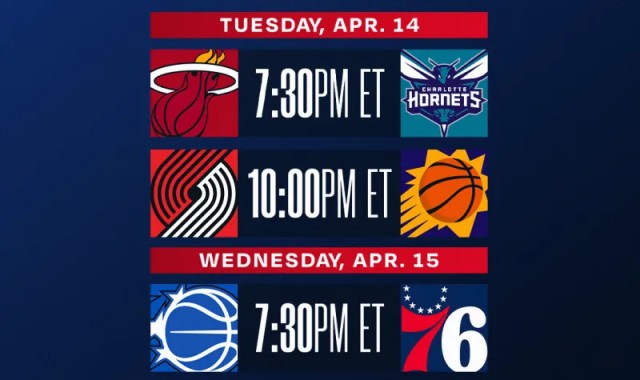 开云登录入口-附加赛：15日黄蜂热火/太阳开拓者、16日76人魔术/快船勇士